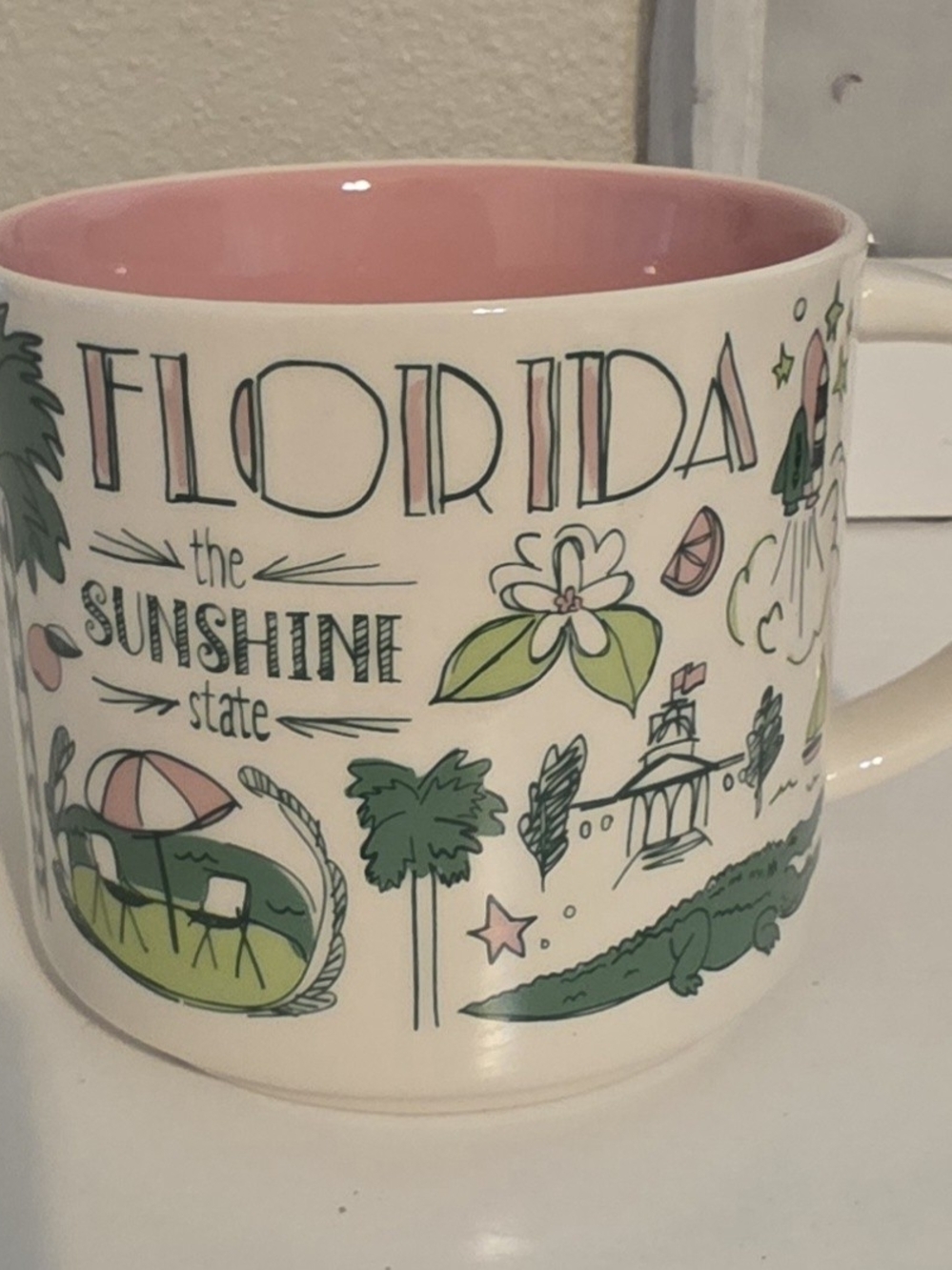 NWOT Starbucks "Been There Series"  Florida Sunshine State Coffee Cup/Mug